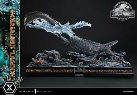 Jurassic World Legacy Museum Collection Statue 1/15 Mosasaurus Lagoon Bonus Version 57 cm