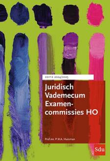 Juridisch Vademecum Examencommissie HO -  Pieter Huisman (ISBN: 9789012409971)