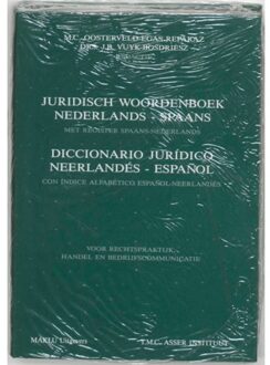 Juridisch woordenboek Diccionario juridico - Boek M.C. Oosterveld-Egas Reparaz (9062152716)