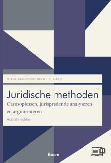 Juridische methoden -  H. Kloosterhuis, I.R. Bluijs (ISBN: 9789462129207)