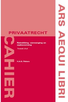 Juridische Uitgeverij Ars Aequi Ars aequi cahiers privaatrecht 4 -   Natrekking, vermenging en zaaksvorming