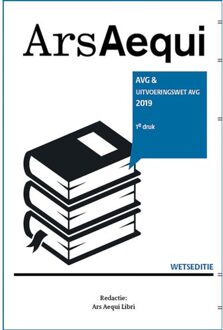 Juridische Uitgeverij Ars Aequi AVG & uitvoeringswet AVG 2018 - Boek Juridische Uitgeverij Ars Aequi (949276637X)