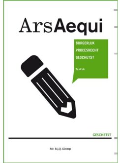 Juridische Uitgeverij Ars Aequi Burgerlijk Procesrecht Geschetst - Ars Aequi Geschetst - René Klomp