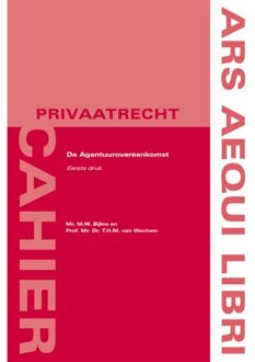 Juridische Uitgeverij Ars Aequi De Agentuurovereenkomst - Ars Aequi Cahiers - Privaatrecht - Michiel Bijloo