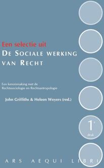 Juridische Uitgeverij Ars Aequi De sociale werking van recht - Boek John Griffiths (906916986X)