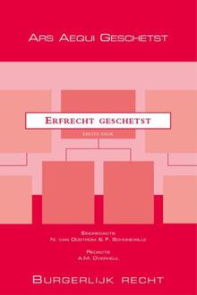 Juridische Uitgeverij Ars Aequi Erfrecht geschetst - Boek Fred Schonewille (9069160005)