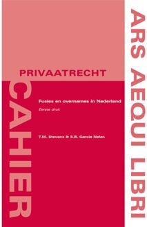 Juridische Uitgeverij Ars Aequi Fusie en overnames in Nederland - Boek T.M. Stevens (9492766043)