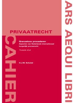 Juridische Uitgeverij Ars Aequi Grenzeloos Procederen - Ars Aequi Cahiers - Olivier Schotel