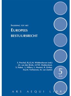 Juridische Uitgeverij Ars Aequi Inleiding Tot Het Europees Bestuursrecht - Ars Aequi Handboeken - Rob Widdershoven