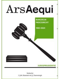 Juridische Uitgeverij Ars Aequi Jurisprudentie Burgerlijk Procesrecht 1983-2024 - Ars Aequi Jurisprudentie