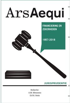 Juridische Uitgeverij Ars Aequi Jurisprudentie Financiering En Zekerheden