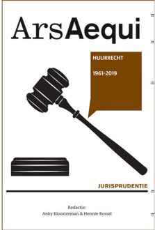 Juridische Uitgeverij Ars Aequi Jurisprudentie Huurrecht 2019 - Ars Aequi
