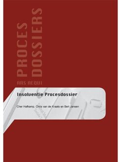 Juridische Uitgeverij Ars Aequi Procesdossier Insolventie - Ars Aequi Procesdossiers - Bert Jansen
