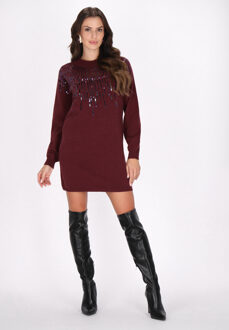 Jurk Dames pruim - maat Violet