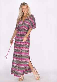 Jurk Dames Roze Veelkleurig - maat