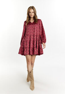 Jurk Dames Roze Veelkleurig - maat