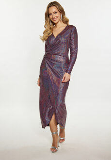 Jurk Dames Roze Veelkleurig - S