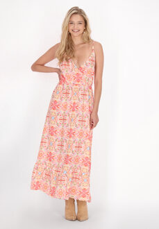 Jurk Dames Roze Veelkleurig