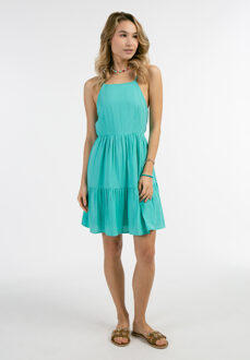 Jurk Dames turkoois - maat Turquoise