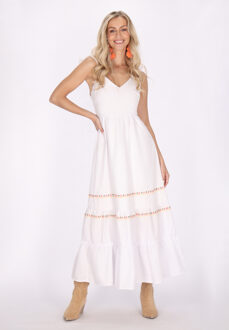 Jurk Dames wolwit Gebroken wit - S