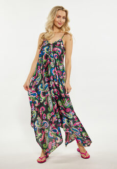 Jurk Dames Zwart Veelkleurig Zwart/Veelkleurig - XS