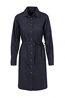 Jurk danna dark blue melange Blauw - 40