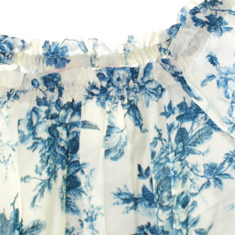 Jurk met lange mouwen 786874 meisje Wit - 4-5J / 104-110cm