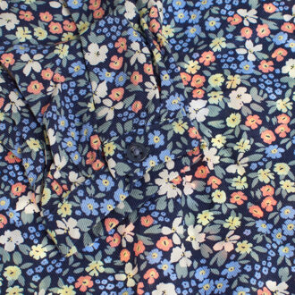 Jurk met lange mouwen en print 511219 meisje Veelkleurig - 10-11J / 140-146cm