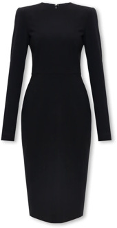 Jurk met lange mouwen Victoria Beckham , Black , Dames - M,S,Xs,2Xs