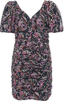 Jurk met print Fabiola  zwart - 34,36,40,