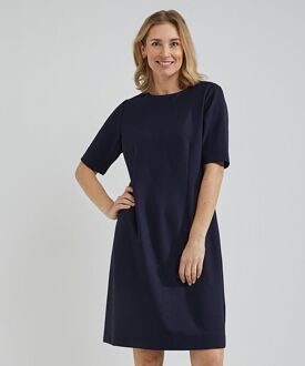 Jurk Milano Navy Donkerblauw - 42,36,38