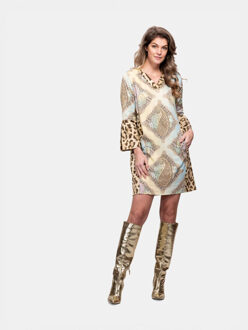 Jurk palau luipaard paisley Veelkleurig - S