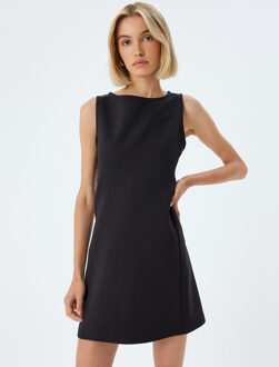 JURKEN Boven knielengte Polokraag Jurk Zwart