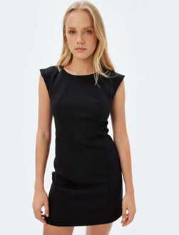 JURKEN Boven knielengte Schede jurk Jurk Zwart