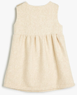 JURKEN Knielengte Vorm A Jurk Beige