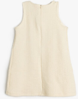 JURKEN Knielengte Vorm A Jurk Ecru