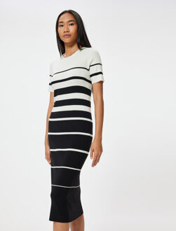 JURKEN Midi-lengte Bodycon-jurk Jurk Zwart