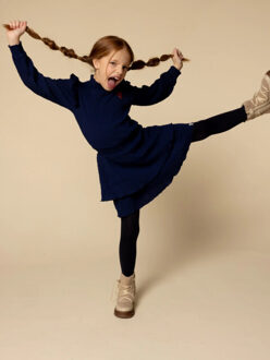 Jurkje krinkel voor meisjes in de kleur Blauw - 128