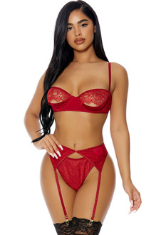 Just a Peek - Lingerie Set - XL