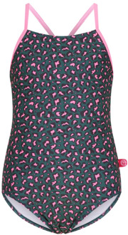 Just Beach meisjes badpak Zwart - 134-140