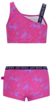 Just Beach meisjes bikini Fuchsia - 122-128
