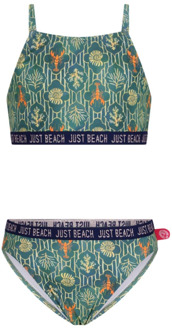 Just Beach meisjes bikini Groen - 134-140