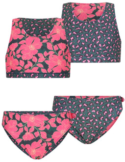 Just Beach meisjes bikini Rood - 122-128