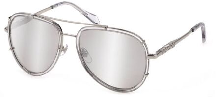 Just Cavalli Aviator Zilveren Zonnebril Lichtgrijs - One Size