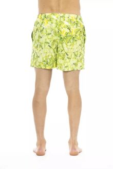 Just Cavalli Bloemenprint Zwemshorts Geel - M