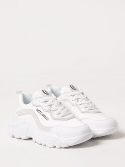 Just Cavalli Casual Leren Sneakers Wit