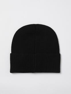 Just Cavalli Geribbelde Brei Muts Met Logo Zwart