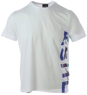 Just Cavalli Heren T-Shirt In Wit