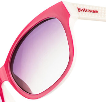 Just Cavalli JC559S dameszonnebril van ovaal acetaat - maat Roze