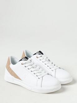 Just Cavalli Lage leren sneakers casual stijl Wit